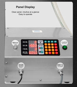 Máquina Automática de Llenado de Líquidos con Pesaje, Limpieza y Llenado, Máquina de Llenado de Botellas de Bebidas y Aceite con Panel de Control Digital - Product Image 5