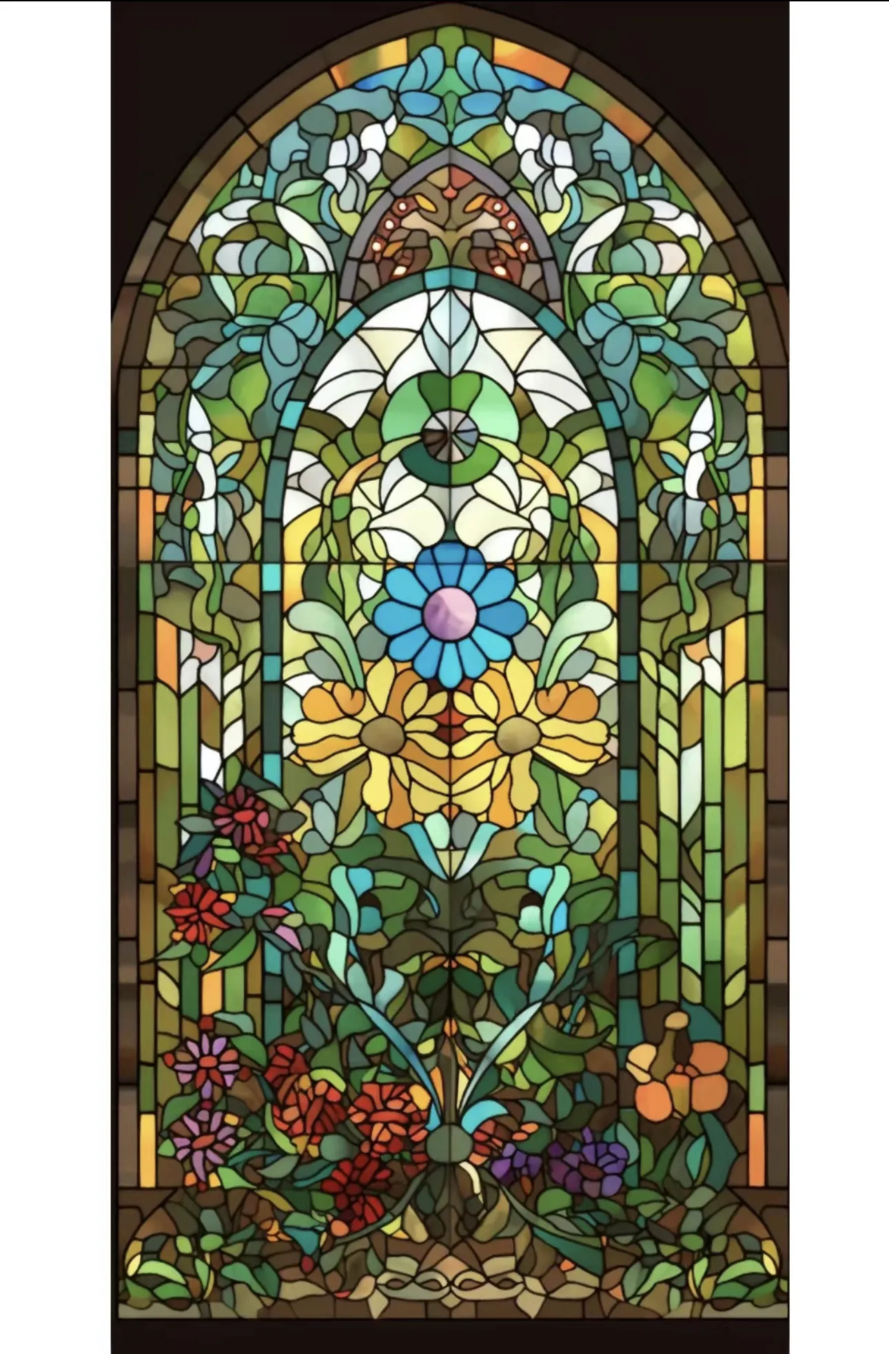 ドアと窓の装飾のための中国の教会色のステンドグラスアートガラス酸エッチング装飾ガラスパーティション