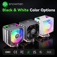 Refroidisseur CPU noir 90 mm ITX Mini Build en cuivre et aluminium pour revendeurs de petites entreprises avec CE FCC RoHS, fournisseur Alibaba Gold 4 ans