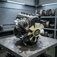 Moteur diesel CRDi D4CB 2.5L d'occasion, boîte de vitesses en aluminium F-FWD, faible kilométrage, testé, OE 21100-4A010 pour Starex pour Sorento