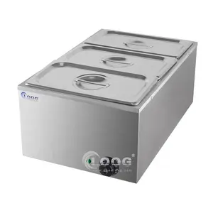 Commercial Catering Equipment Electric Stainless Steel Bain Marie Counter Top Food Warmer
