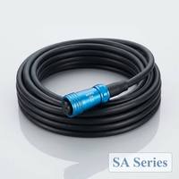 تجميعة كابلات WEIPU SA6 IP67 أصلية مخصصة، 2-5 دبابيس، سلك مطلي بالذهب، IPC-620 OEM، حد أدنى منخفض للطلب للاستخدامات الطبية والاختبارات