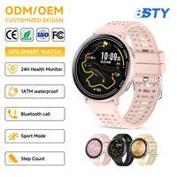 Montre connectée GPS 1.39 TFT avec appels Bluetooth, moniteur de fréquence cardiaque, tension artérielle, oxygène sanguin, suivi du sommeil, 107 modes sportifs, fitness unisexe, boussole