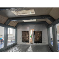 Peinture de tente de voiture de cabine gonflable de peinture de camion de jet mobile hermétique de haute qualité pour la réparation de carrosserie