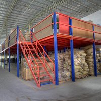 Étagères de stockage pour mezzanine, échelles de loft portables pour rayonnages et étagères