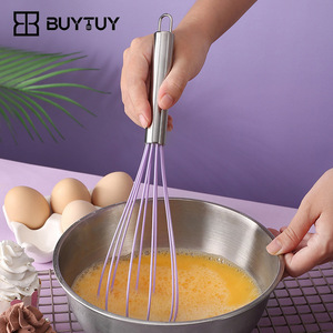 Juego de utensilios de silicona para hornear Buytuy, 11 piezas, espátulas y batidores resistentes al calor para cocinar y hornear en la cocina - Product Image 2
