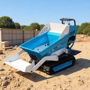 Petit camion benne hydraulique sur chenilles, capacité 1-10t, alimenté à l'essence, pour utilisation sur chantier - Product Image 1