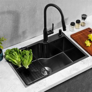 Fregadero de cocina de un solo seno, estilo estrecho y largo, fácil de limpiar, para reemplazo de fregadero doble, uso doméstico - Product Image 4