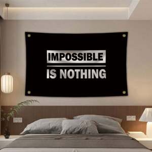 Banderas Personalizadas de Impresión Digital de Buena Calidad y al Mejor Precio, 3X5 Pies, 90x150cm, Imposible Es Nada - Product Image 2