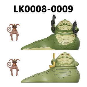 LK0008-0009 Anime Space Wars Jabbas Juguetes Figuras Grandes Coleccionables Regalos DIY Educativos para Niños Sets de Bloques de Construcción Juguetes para Niños - Product Image 1