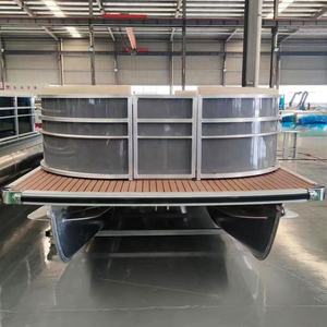 6,4 m Aluminium-Tauch katamaran Tourist Tritoon <span class=keywords><strong>Boat</strong></span> Ponton Fischerboot - Product Image 4