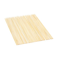 Brochettes de barbecue jetables en bambou écologiques de 2,0 mm x 15 cm