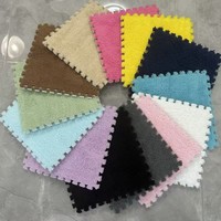 Plüsch-Schaumstoff-Bodenmatte Ineinandergreifende Puzzle-Teppichfliesen Verdickte Baby-Spielmatte Krabbelmatte für Kleinkinder Weicher Bodenbelag