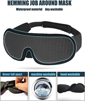 Agent d'exécution de dropshipping 2025 Masque de sommeil 3D doux et respirant pour les yeux, masque de nuit pour les yeux pour le sommeil et les voyages