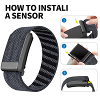 Compatible avec le bracelet de remplacement Whoop 4.0, bracelet de fitness, bracelet en nylon tissé élastique, réglable, respirant, sportif