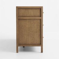 Commode en bois massif FERLY, meuble de rangement moderne pour chambre à coucher, meuble personnalisé pour la maison