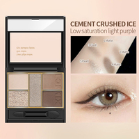 Palette d'ombres à paupières Nude étanche, marque personnalisée, maquillage, étiquette privée, couleur Pastel, emballage, paillettes, ombre à paupières en vrac