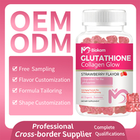 Gummies au collagène et glutathion Nature Glow OEM/ODM de notre usine chinoise – Compléments de vitamine C pour le blanchiment de la peau
