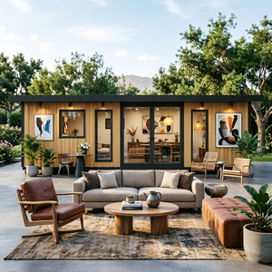 <span class=keywords><strong>Casa</strong></span> <span class=keywords><strong>de</strong></span> Huéspedes Prefabricada, Cabaña <span class=keywords><strong>de</strong></span> Jardín con Diseño Moderno, Espacio <span class=keywords><strong>de</strong></span> Recepción, Mejora la Imagen Empresarial <span class=keywords><strong>en</strong></span> <span class=keywords><strong>Casa</strong></span> - Product Image 5