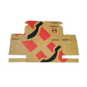 Custom Logo Matt Lamination Recyclable Flat Pack <strong>Packaging</strong> Box Paperboard Die Cut Folding <strong>Kraft</strong> Mailer Fur Socks Shipping Sponge - Product Image 2