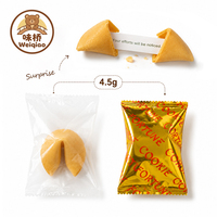 Produit en promotion : Biscuits porte-bonheur en forme de fortune, emballés individuellement, pour fêtes, vente en gros, fournisseur de snacks