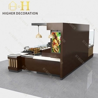 Quiosco de madera, quiosco de café, diseños de cafetería, Mostrador de cafetería a la venta