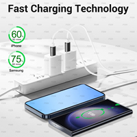 Adaptador USB a USB C para iPhone 15 Cargador para iPhone 15 Pro Max Plus iPad 9 10 Air 5 Mini 6 para Samsung S24 S23 S22 Plus Ultra
