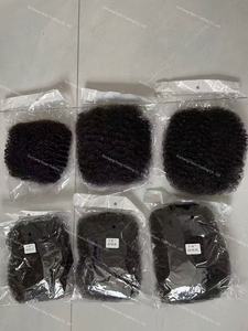 Extensiones de Cabello Humano Rizado Suave, Color Negro <span class=keywords><strong>Balayage</strong></span> con Raíz Oscura, Rizado Profundo Brasileño, Ombre, Rizado Afro, Ondulado, Jerry Curly - Product Image 5