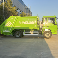 Camion compacteur à ordures neuf, 16 m3, grande capacité, camion à déchets, châssis Shacman, compacteur hydraulique, camion à ordures à vendre