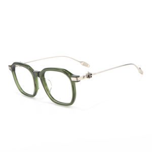 Gafas Ópticas de Montura Completa, Estilo Punk, Color Negro Plateado, Forma Irregular, Multifocales, Ligeras, para Presbicia, Pedidos en Línea - Product Image 4