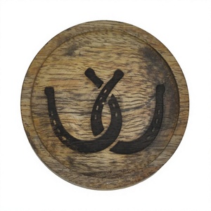Equestrian Coaster Eco Friendly Wood Coasters and Table Display Tea Cup Glass Placemats <b>Board</b> and Round Coaster Hot Sale - Product Image 1