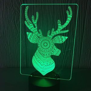 Regalo di natale base In Legno Piattaforma Creativa Illuminazione Decorativa Toro 3d Illusion Luce di Notte <span class=keywords><strong>Pooh</strong></span> - Product Image 5