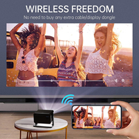 Projecteur Vidéo Portable Mini 4K Full HD H3 Android à Mise au Point Automatique, Vente Chaude, pour Cinéma Maison et Extérieur