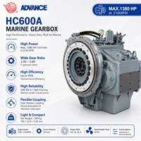 Boîte de vitesses marine robuste HC600A certifiée CCS, transmission compatible avec les moteurs marins Caterpillar Weichai