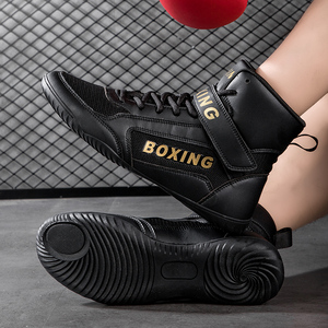 Chaussures de boxe et de lutte professionnelles de qualité supérieure, respirantes, avec empeigne en maille et semelle extérieure en caoutchouc, idéales pour l'été – Vente en gros - Product Image 6