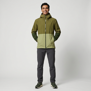 Veste en toile tendance 2026 pour homme – Confortable, respirante, coupe-vent urbain, à capuche, style vintage, pour l'extérieur - Product Image 1