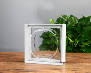 Blocs de verre givré creux modernes JING HUA 190x190x80mm pour cloisons de construction, résistants au feu, pour salons et extérieurs - Product Image 6