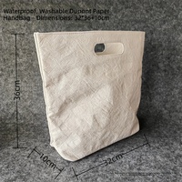 Sac fourre-tout en papier Tyvek écologique, imperméable et réutilisable, avec logo personnalisé, pour la plage, les courses, l'usage quotidien en extérieur