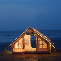 Tente de camping familiale gonflable en gros - Oxford, une chambre, 3000 mm, imperméable, grand espace, installation instantanée, anti-UV, extérieur
