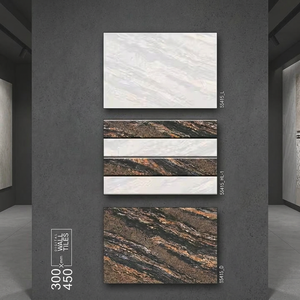 Carreaux muraux décoratifs brillants 300x450mm (30x45cm) en céramique, design élégant, gaufrés, numériques et émaillés, pour salle de bain SPA. - Product Image 5