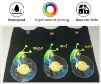 100 Lembar 150E 300EX Kualitas Tinggi Ukuran A4 A3 Kain Kaos Katun 100% Warna Terang Gelap untuk Printer Inkjet dan Transfer Panas P