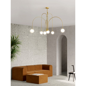 Nordic Designer Bean-Shaped Pendant <b>Light</b> Modern Minimalist Elegant Chandelier for Living Room <b>Dining</b> Room Bedroom Pendant <b>Light</b> - Product Image 4