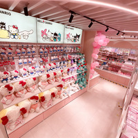 Conception de magasin complet, personnalisation des étagères d'affichage environnantes, articles créatifs culturels tendance, boutiques, vitrines