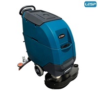 Nouvelle machine de nettoyage et de séchage de sols industrielle, électrique, automotrice, autopropulsée, à batterie, pour le polissage et le lavage.