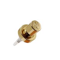 Pulvérisateur à pompe en aluminium-plastique personnalisé, bouchons de bec verseur pour parfum, fonction anti-fuite, divers logos de marques, expédition en vrac, couvercles de bouteilles