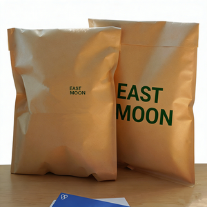 Sobres de Envío de Papel Kraft Marrón Reciclado, Impermeables, Impresos Personalizados con MOQ Alto, para Ropa y Paquetería - Product Image 4