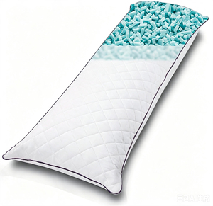 Oreiller corporel en mousse à mémoire de forme pour adultes, oreiller long pour le lit, grand oreiller ferme pour tout le corps 20x54 pouces - Product Image 1