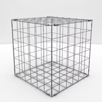 Caisse de gabion rectangulaire mince de 4 mm avec revêtement Galfan, 2 m x 0,5 m x 0,5 m, robuste, facilement assemblable, pour murs de soutènement en roche