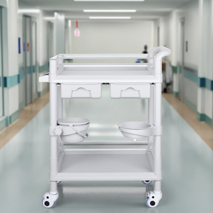 Multifunction Abs <b>Plastic</b> Hospital Anaesthesia <b>Trolley</b> Medical Medicine Emergency Cart Modern Design 4 Castors Individual HYDZ-A - Product Image 3