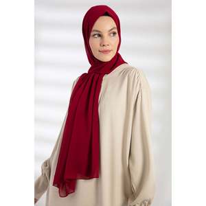 Châle en mousseline - Cerise - Cerise - Product Image 5